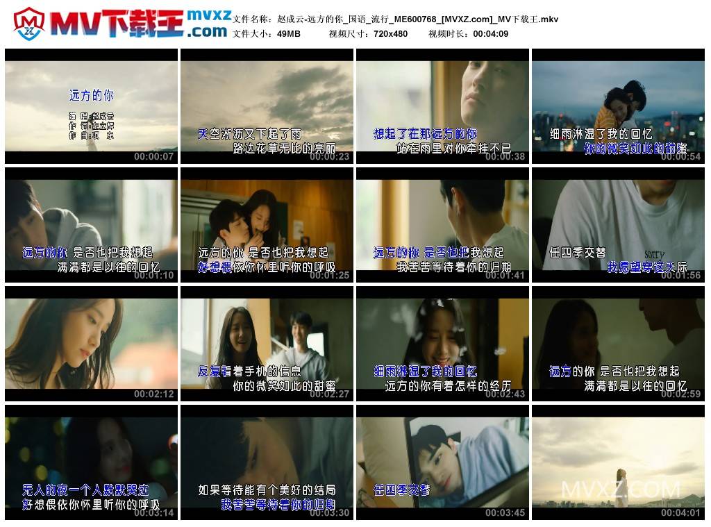 赵成云-远方的你_国语_流行_ME600768